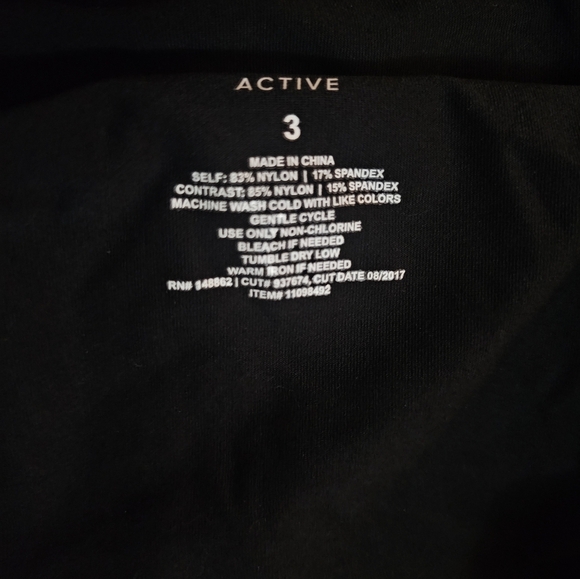 Active Torrid Black Fierce AF Sports Bar Size 3x With Zipper - Picture 6 of 6